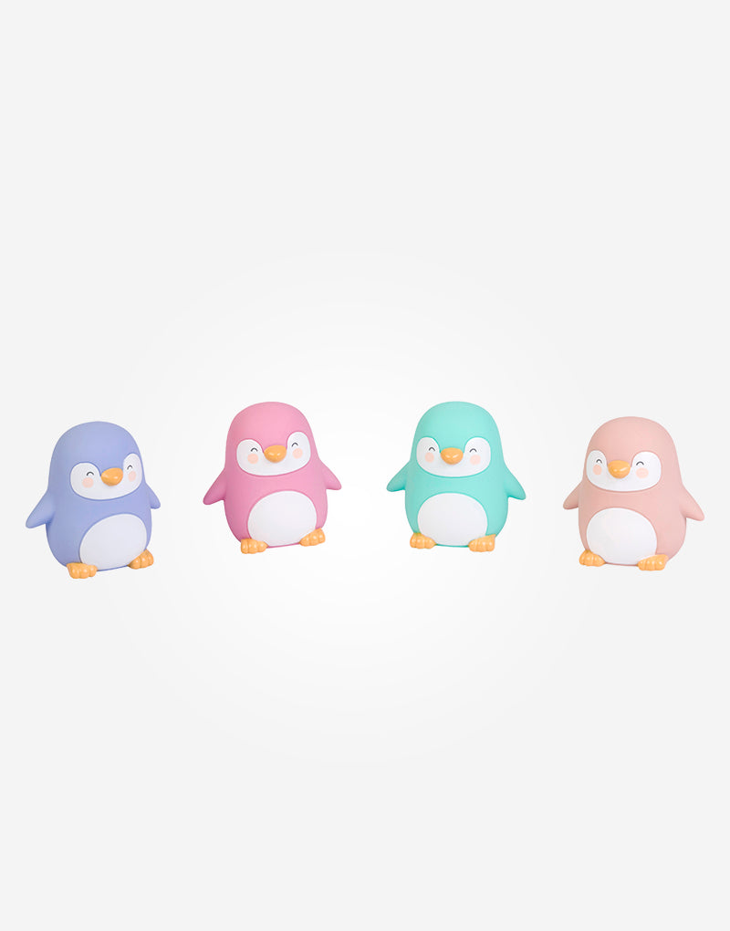 Juguetes de baño pingüinos