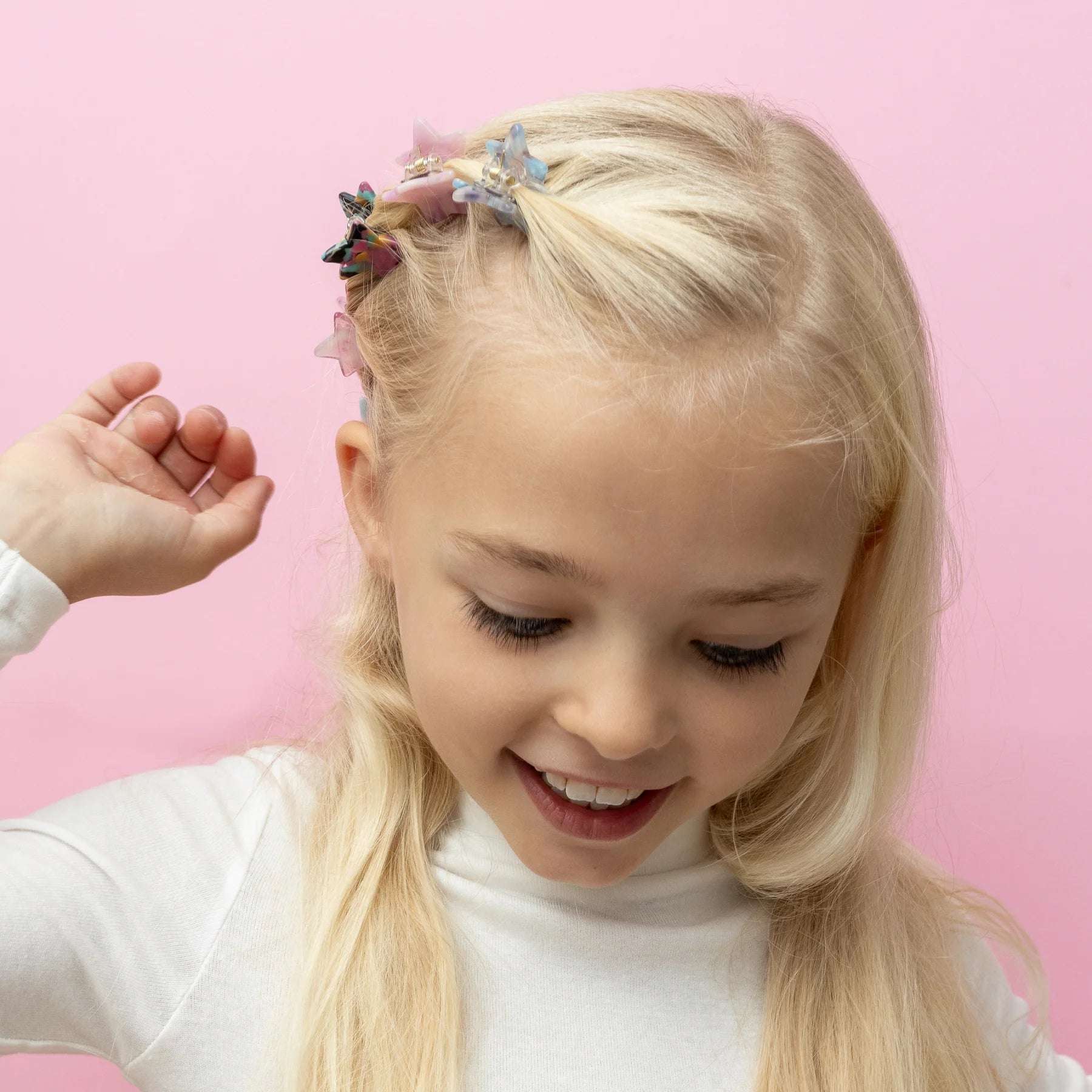 Pinzas estrella de colores