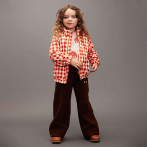 Chaqueta Polar Gingham