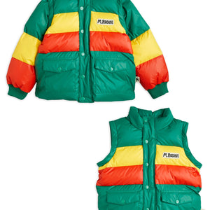 Anorak Chaleco Puffer verde