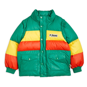 Anorak Chaleco Puffer verde