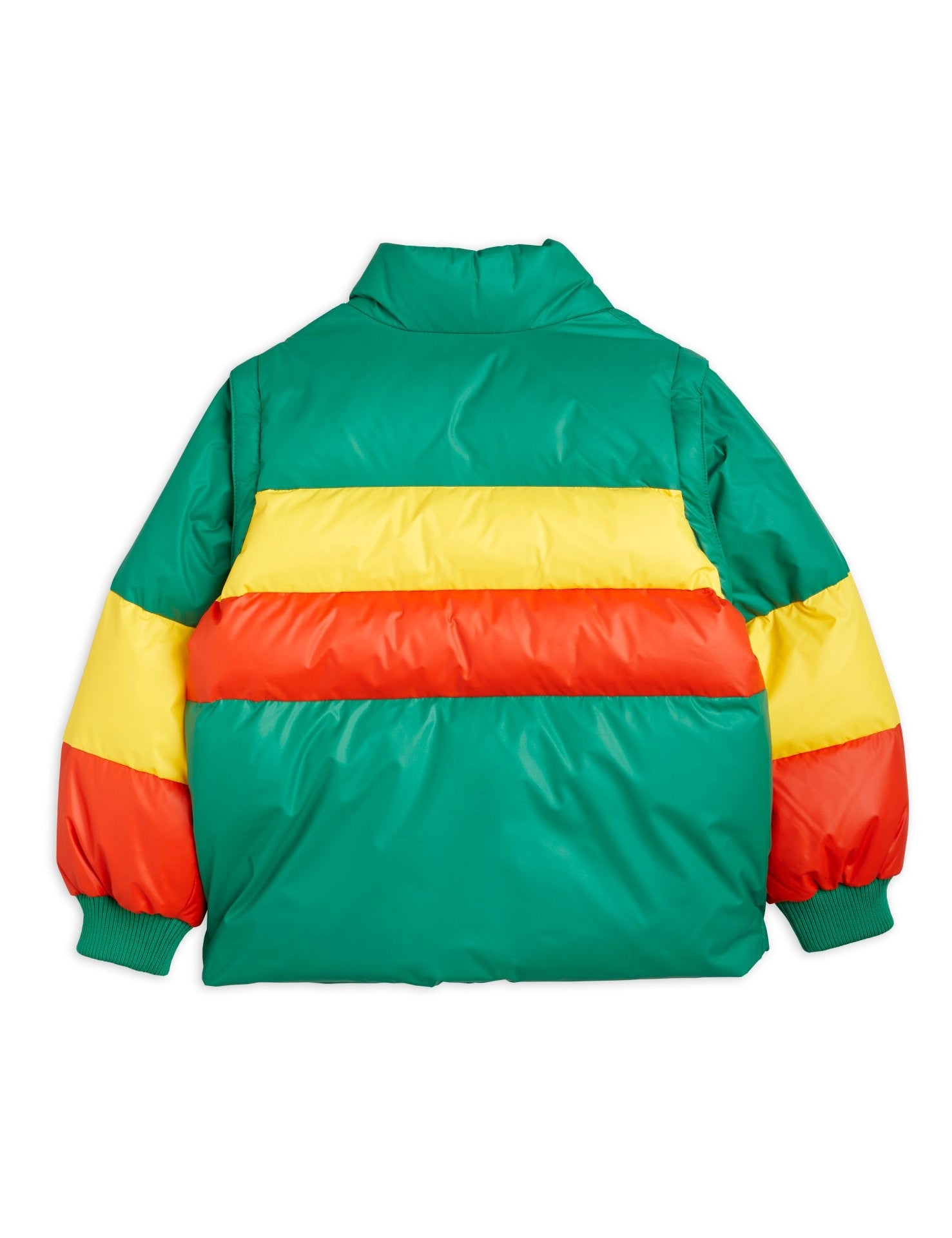 Anorak Chaleco Puffer verde