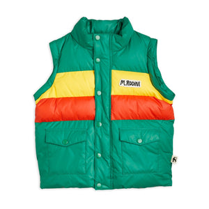 Anorak Chaleco Puffer verde