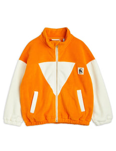 Chaqueta polar cremallera naranja