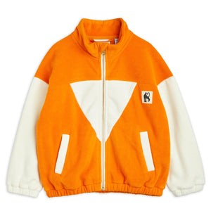 Chaqueta polar cremallera naranja