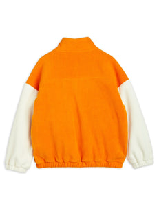 Chaqueta polar cremallera naranja