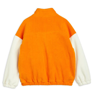 Chaqueta polar cremallera naranja