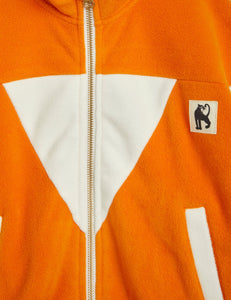 Chaqueta polar cremallera naranja