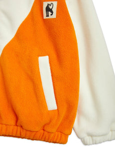 Chaqueta polar cremallera naranja