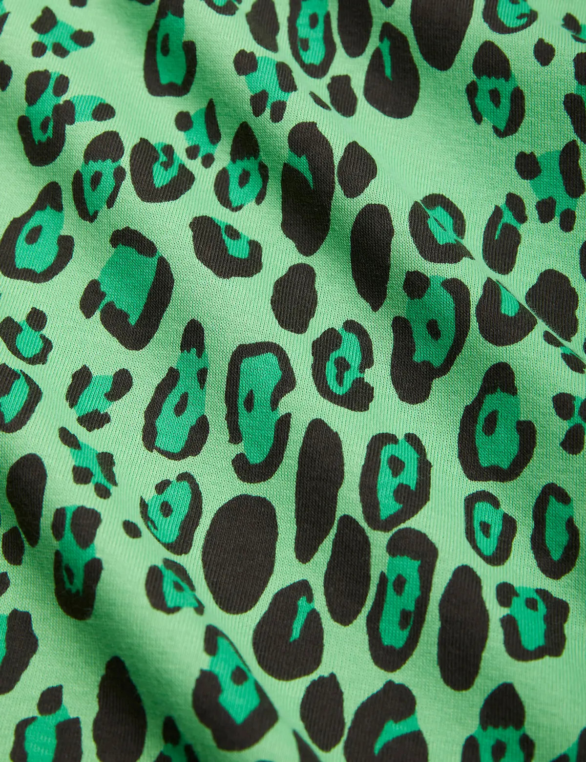 vestido verde leopardo manga larga