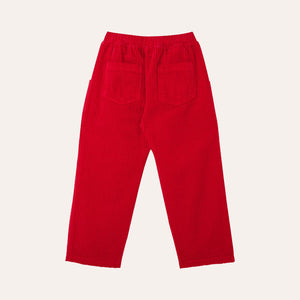 Pantalones rojos de pana