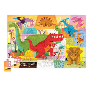 puzzle lata dino 50pc + 4 años