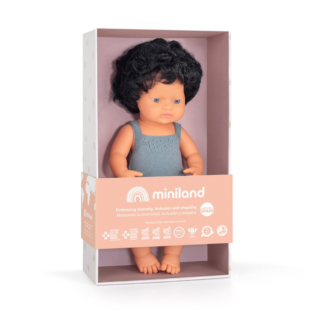 Muñeco pelo afro 38cm