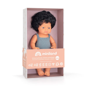 Muñeco pelo afro 38cm