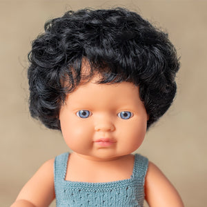 Muñeco pelo afro 38cm