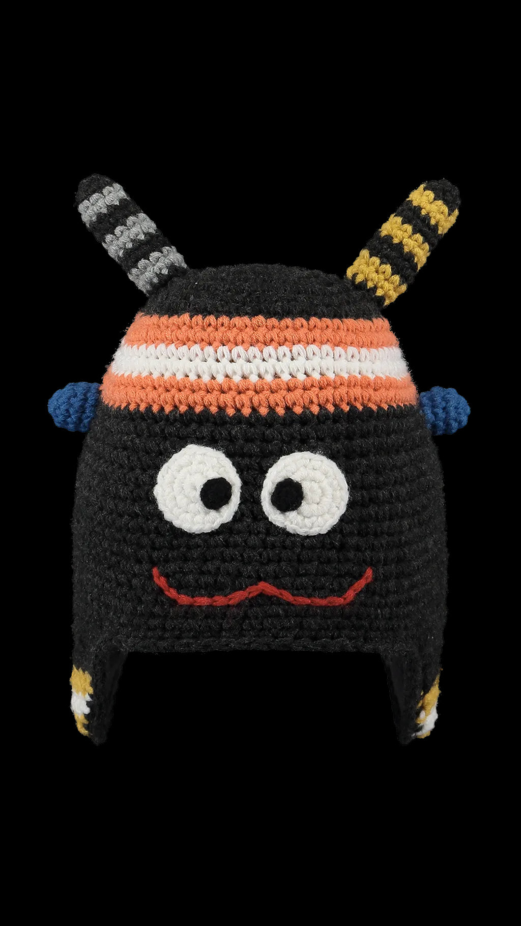 gorro monster naranja  +4 años