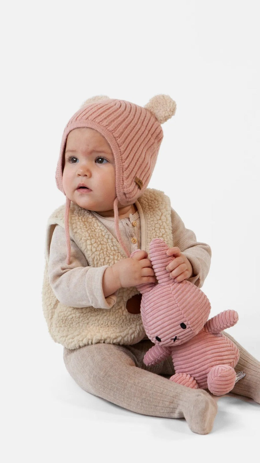 gorro orejitas rosa 1-3 años