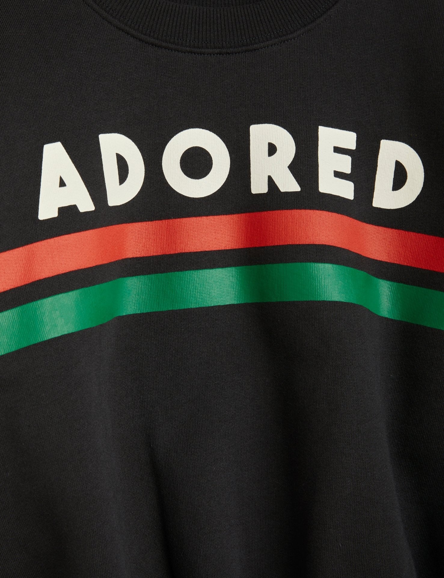 Sudadera adored negra