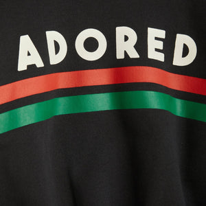 Sudadera adored negra