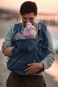 Cobertor porteo softshell azul