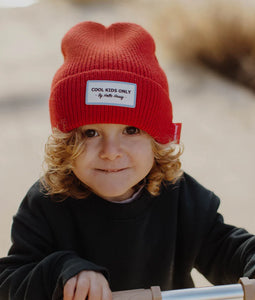 gorro beanie urban rojo kid