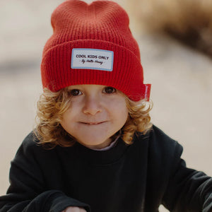 gorro beanie urban rojo kid