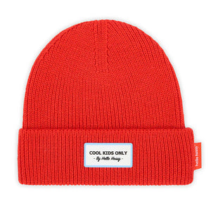 gorro beanie urban rojo kid