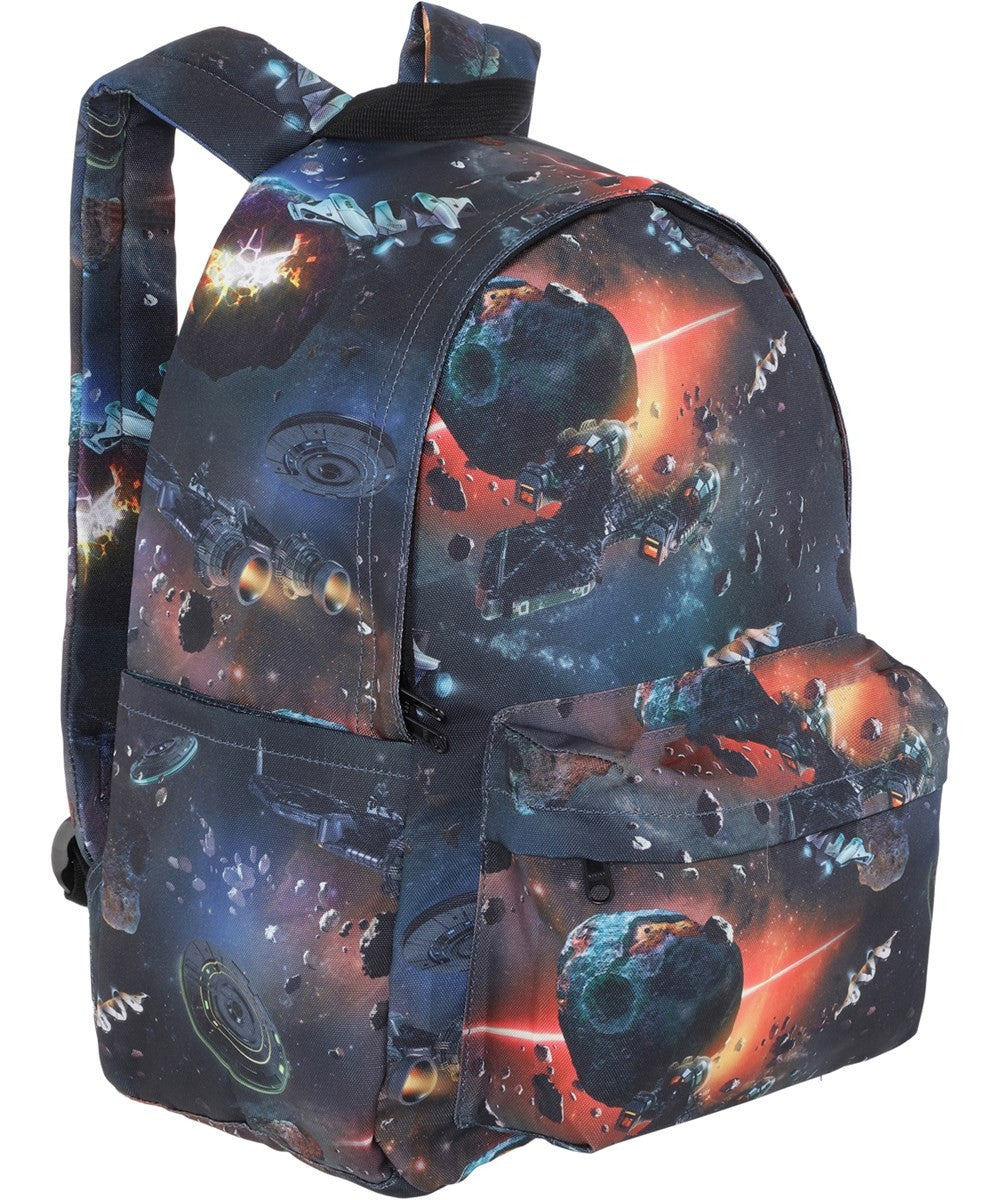 Mochila escolar grande space fantasy