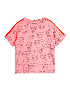 Camiseta mc gatos cathletes rosa