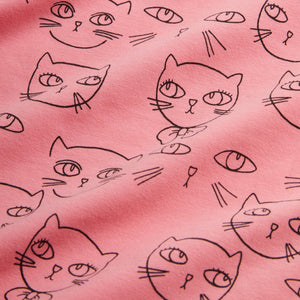 Camiseta mc gatos cathletes rosa