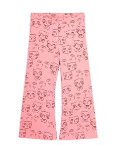 Leggings campana gatos cathletes rosa