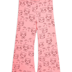 Leggings campana gatos cathletes rosa