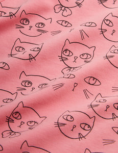 Leggings campana gatos cathletes rosa