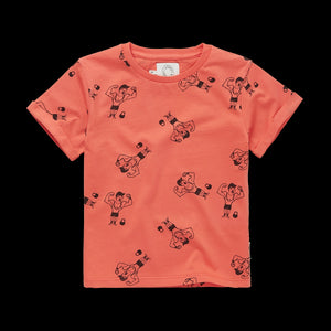 Camiseta forzudo coral