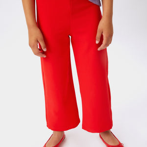 Pantalón ancho rojo