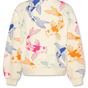 Sudadera Violeta Carpas