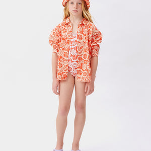 camisa ml beach flower