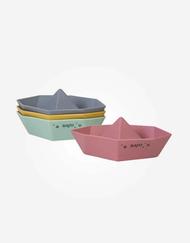 Barcos origami de silicona