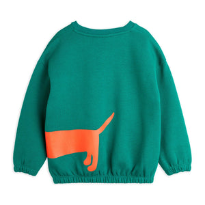 Sudadera perro verde