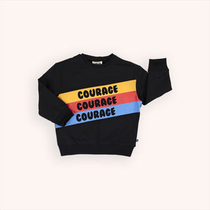 sudadera courage negra