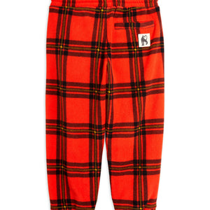 Pantalón polar de cuadros rojos