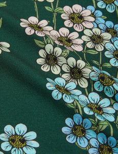 Camiseta Daisys flores verde