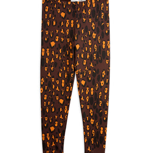 Leggings marrones de leopardo