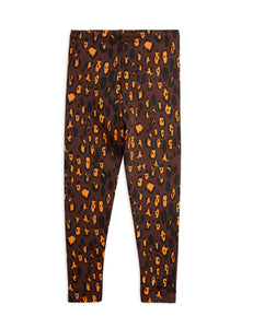 Leggings marrones de leopardo