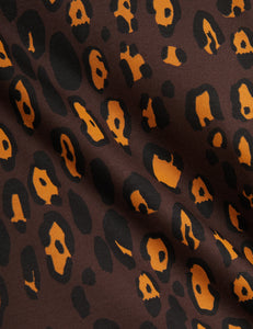 Leggings marrones de leopardo