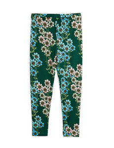 Leggings daisys flores verdes