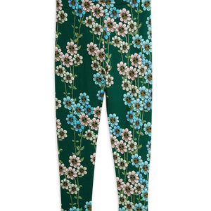 Leggings daisys flores verdes