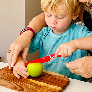 Cuchillo cocina infantil menta