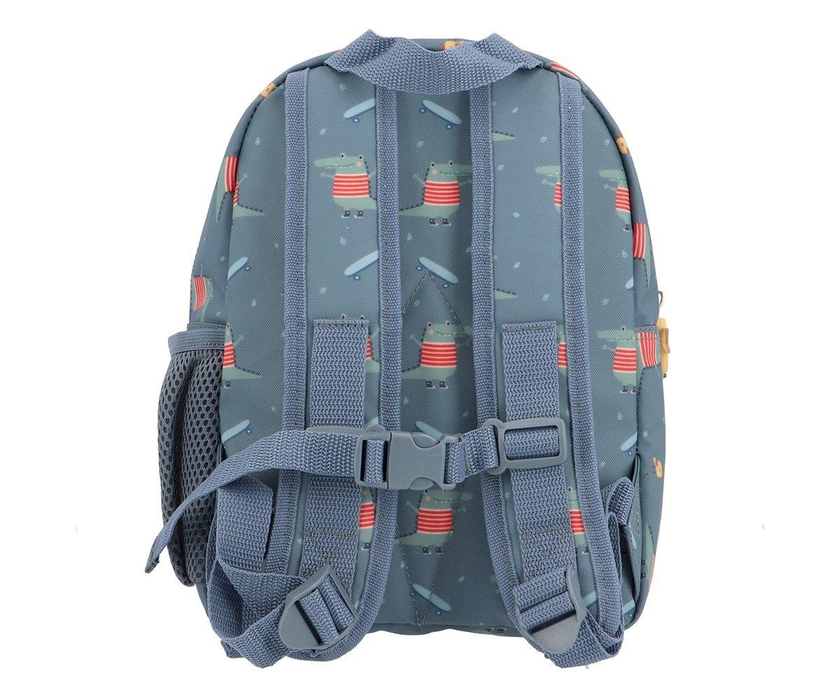 mochila infantil cocodrilo