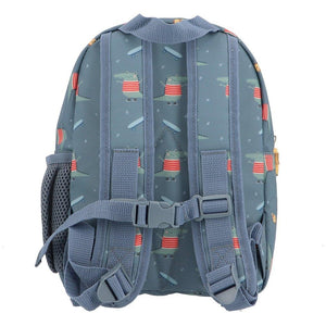 mochila infantil cocodrilo